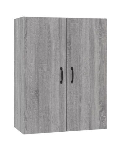 Armoire suspendue Sonoma gris 69,5x34x90 cm Bois d'ingénierie