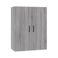 Armoire suspendue Sonoma gris 69,5x34x90 cm Bois d'ingénierie