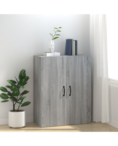 Armoire suspendue Sonoma gris 69,5x34x90 cm Bois d'ingénierie