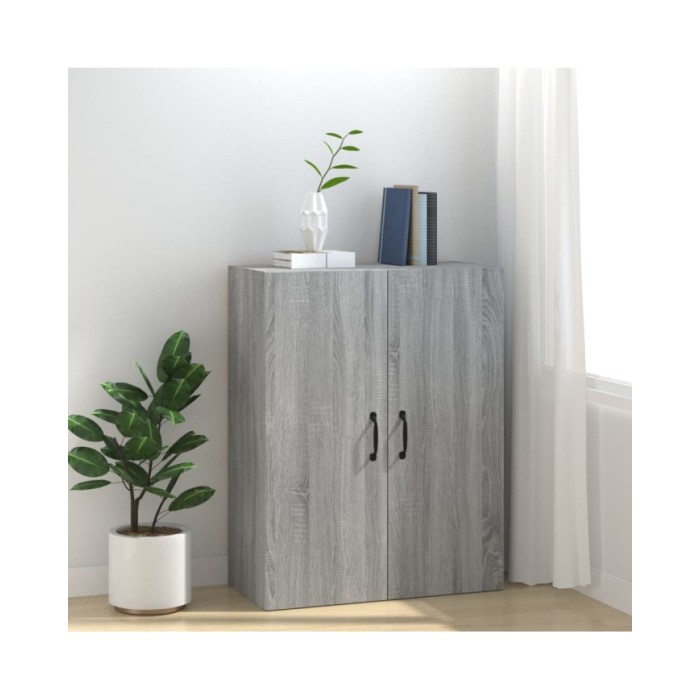 Armoire suspendue Sonoma gris 69,5x34x90 cm Bois d'ingénierie