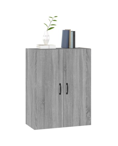 Armoire suspendue Sonoma gris 69,5x34x90 cm Bois d'ingénierie