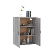 Armoire suspendue Sonoma gris 69,5x34x90 cm Bois d'ingénierie