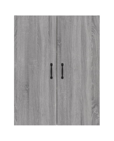 Armoire suspendue Sonoma gris 69,5x34x90 cm Bois d'ingénierie