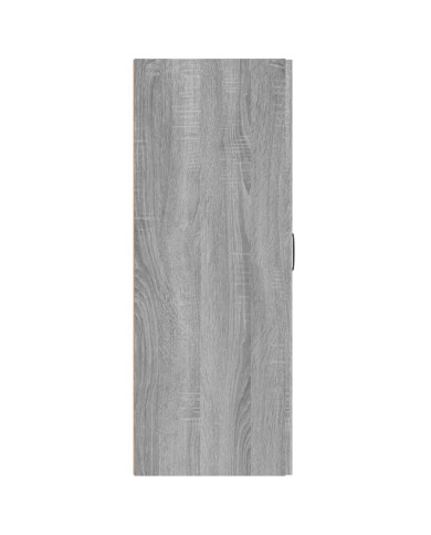 Armoire suspendue Sonoma gris 69,5x34x90 cm Bois d'ingénierie