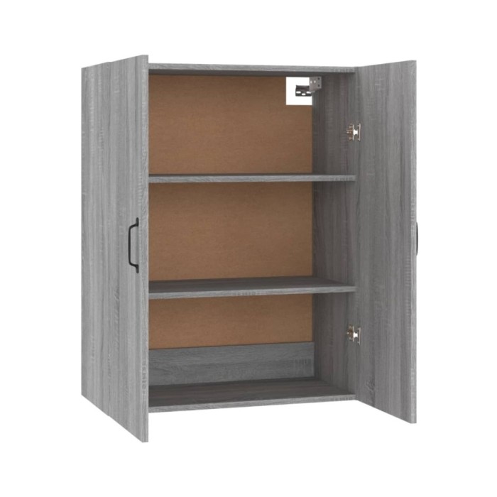 Armoire suspendue Sonoma gris 69,5x34x90 cm Bois d'ingénierie