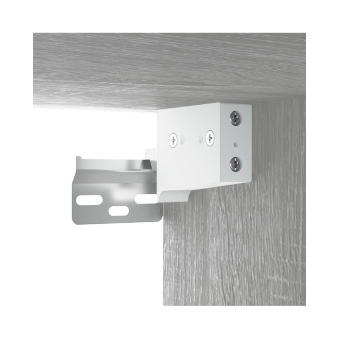 Armoire suspendue Sonoma gris 69,5x34x90 cm Bois d'ingénierie