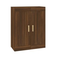 Armoire murale Chêne marron 69,5x32,5x90 cm Bois d'ingénierie