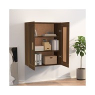 Armoire murale Chêne marron 69,5x32,5x90 cm Bois d'ingénierie