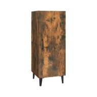 Buffet Chêne fumé 34,5x34x90 cm Bois d'ingénierie