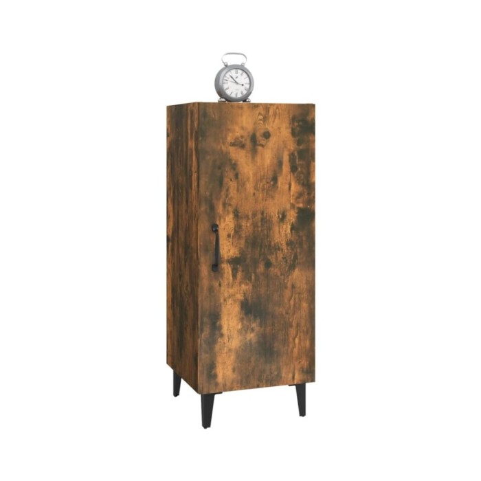 Buffet Chêne fumé 34,5x34x90 cm Bois d'ingénierie