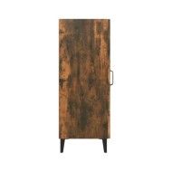 Buffet Chêne fumé 34,5x34x90 cm Bois d'ingénierie