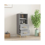 Buffet Sonoma gris 34,5x34x90 cm Bois d'ingénierie
