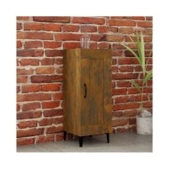 Buffet Chêne fumé 34,5x34x90 cm Bois d'ingénierie