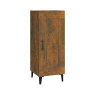 Buffet Chêne fumé 34,5x34x90 cm Bois d'ingénierie
