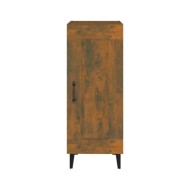 Buffet Chêne fumé 34,5x34x90 cm Bois d'ingénierie