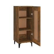 Buffet Chêne fumé 34,5x34x90 cm Bois d'ingénierie