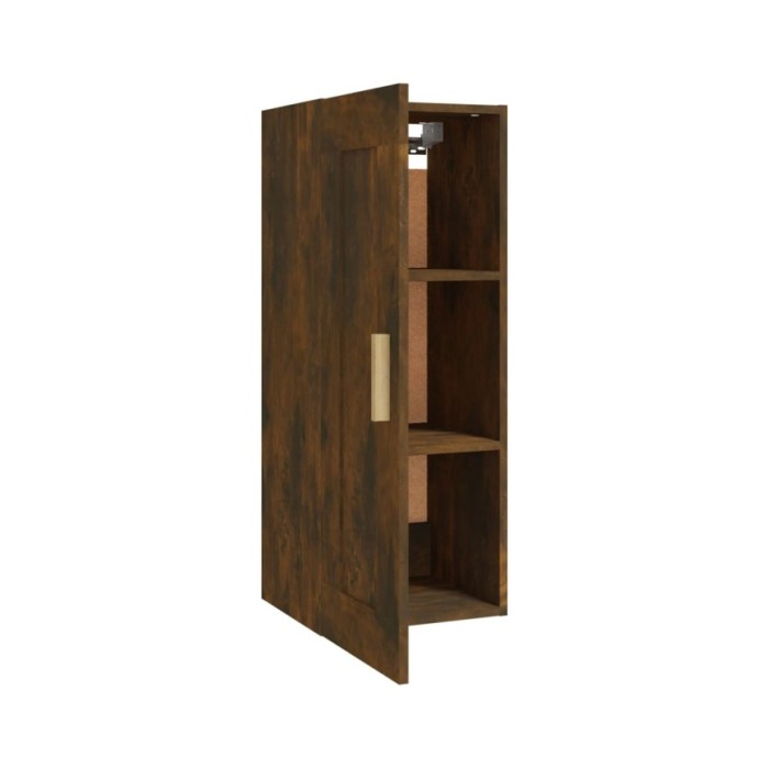 Armoire murale Chêne fumé 35x34x90 cm Bois d'ingénierie