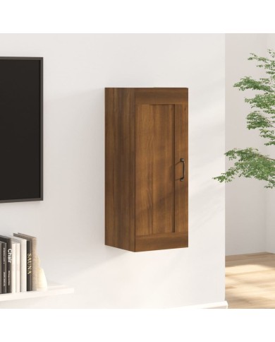 Armoire suspendue Chêne marron 35x34x90 cm Bois d'ingénierie
