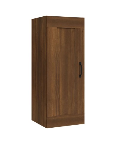 Armoire suspendue Chêne marron 35x34x90 cm Bois d'ingénierie