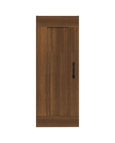 Armoire suspendue Chêne marron 35x34x90 cm Bois d'ingénierie