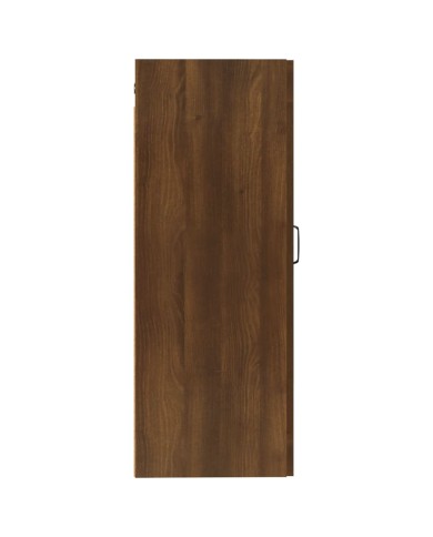 Armoire suspendue Chêne marron 35x34x90 cm Bois d'ingénierie