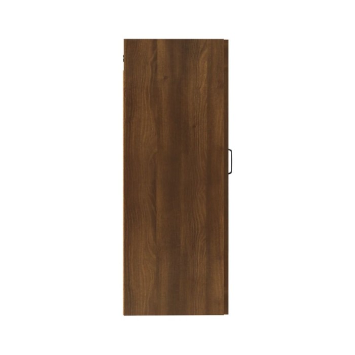 Armoire suspendue Chêne marron 35x34x90 cm Bois d'ingénierie
