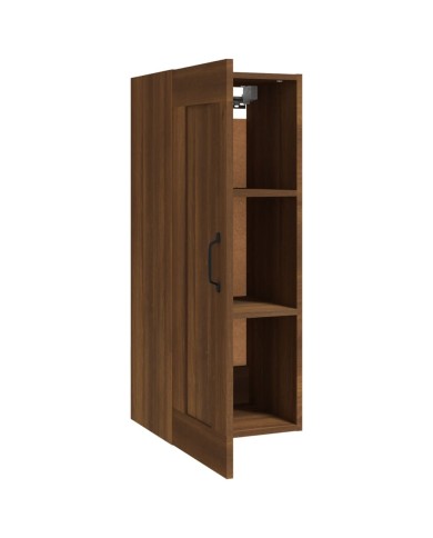 Armoire suspendue Chêne marron 35x34x90 cm Bois d'ingénierie