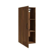 Armoire suspendue Chêne marron 35x34x90 cm Bois d'ingénierie
