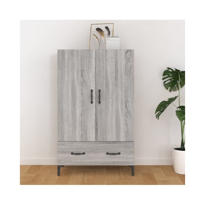 Buffet Sonoma gris 70x31x115 cm Bois d'ingénierie