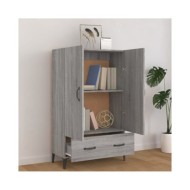 Buffet Sonoma gris 70x31x115 cm Bois d'ingénierie