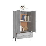 Buffet Sonoma gris 70x31x115 cm Bois d'ingénierie