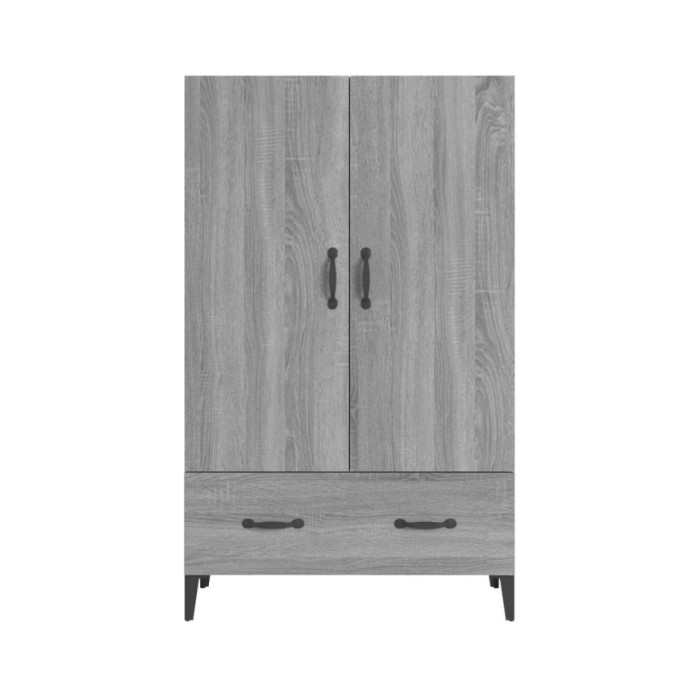 Buffet Sonoma gris 70x31x115 cm Bois d'ingénierie
