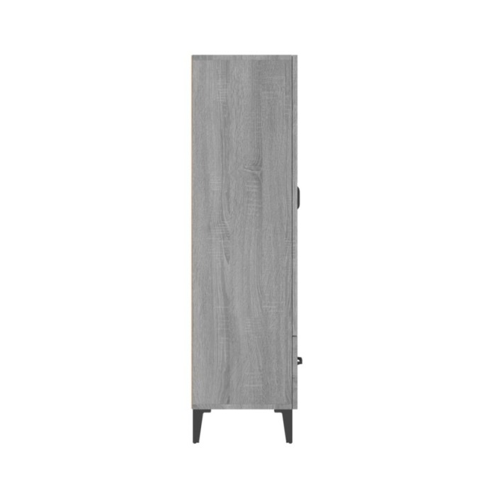 Buffet Sonoma gris 70x31x115 cm Bois d'ingénierie
