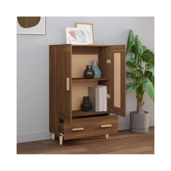 Buffet Chêne marron 70x31x115 cm Bois d'ingénierie