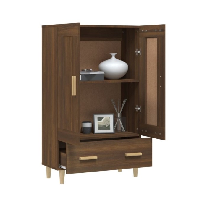 Buffet Chêne marron 70x31x115 cm Bois d'ingénierie