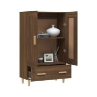 Buffet Chêne marron 70x31x115 cm Bois d'ingénierie