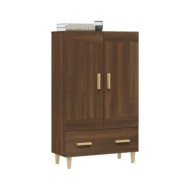 Buffet Chêne marron 70x31x115 cm Bois d'ingénierie