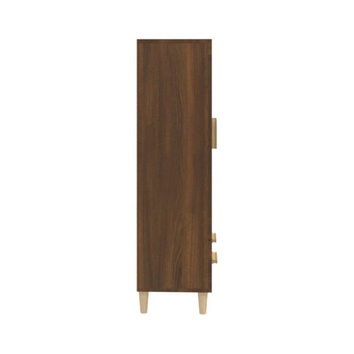 Buffet Chêne marron 70x31x115 cm Bois d'ingénierie