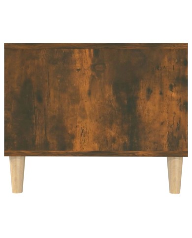Table basse Chêne fumé 102x50x40 cm Bois d'ingénierie