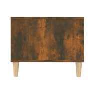 Table basse Chêne fumé 102x50x40 cm Bois d'ingénierie