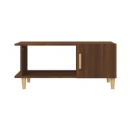 Table basse Chêne marron 90x50x40 cm Bois d'ingénierie