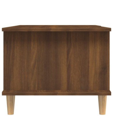 Table basse Chêne marron 90x50x40 cm Bois d'ingénierie