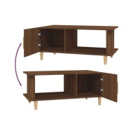 Table basse Chêne marron 90x50x40 cm Bois d'ingénierie