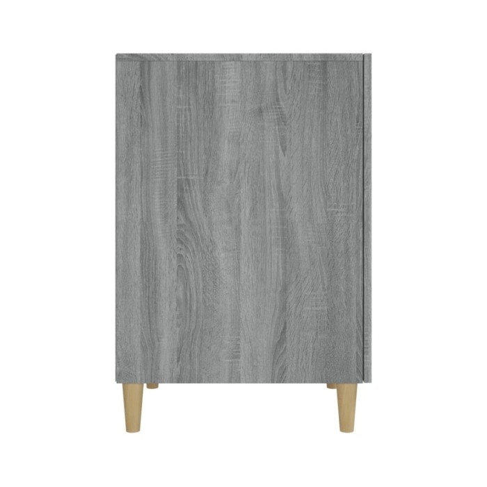 Bureau Sonoma gris 140x50x75 cm Bois d'ingénierie