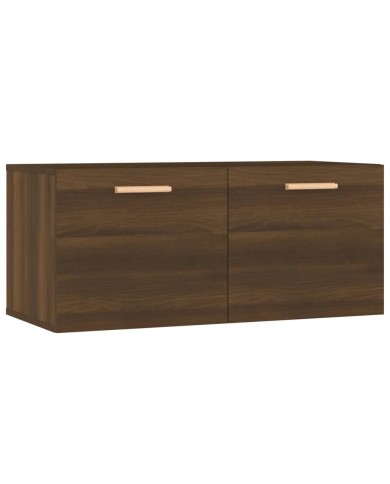 Armoire murale Chêne marron 80x35x36,5 cm Bois d'ingénierie