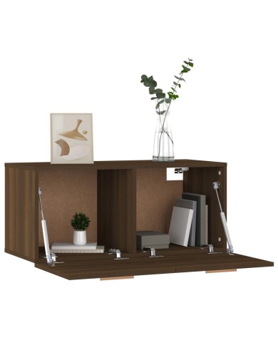 Armoire murale Chêne marron 80x35x36,5 cm Bois d'ingénierie