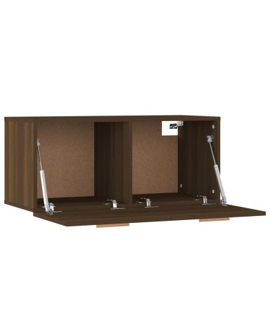 Armoire murale Chêne marron 80x35x36,5 cm Bois d'ingénierie