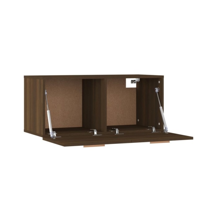 Armoire murale Chêne marron 80x35x36,5 cm Bois d'ingénierie