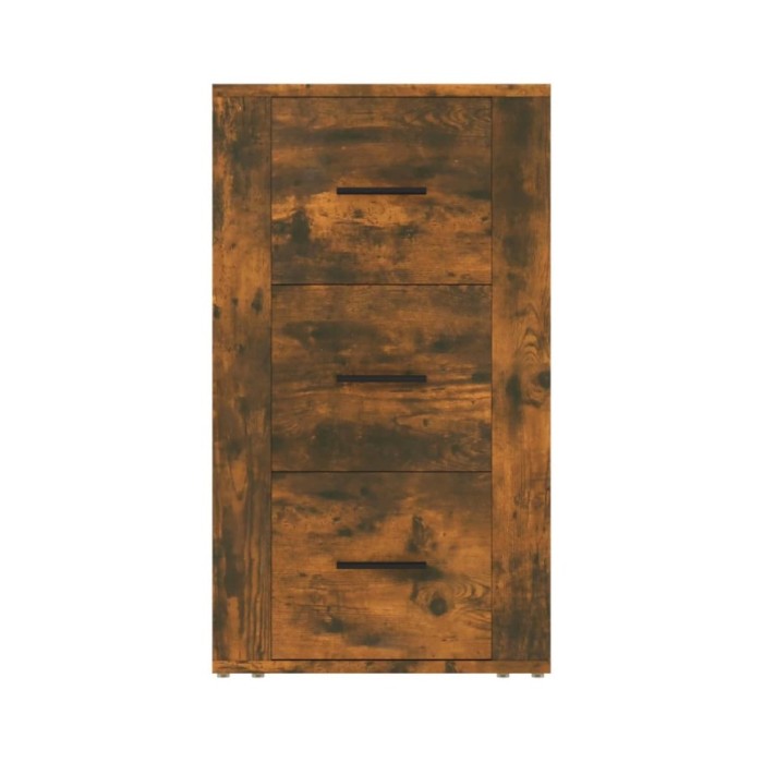 Buffet Chêne fumé 40x33x70 cm Bois d'ingénierie