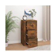 Buffet Chêne fumé 40x33x70 cm Bois d'ingénierie